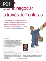 Como Negociar A Través de Las Fronteras