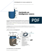 Cómo Hacer Un Biodigestor en Casa y Generar Tu Propio Gas - Zona Eco