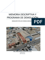 Fte - Memoria de Demolicion