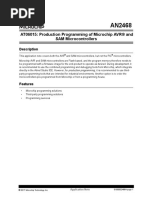 AT06015: Production Programming of Microchip AVR® and SAM Microcontrollers