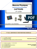 Cours Capteurs PDF