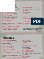 Contoh Soal Substitusi Dan Eliminasi