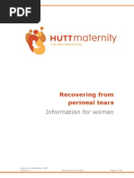 Severe Tear Patient Handout