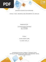 Procesos Superiores. Unidad1.Fase 1. Pensamiento y Lenguaje.