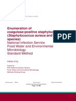 Enumeration of Coagulase-Positive Staphylococci