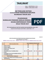 TAKLIMAT SPI BIL 8 - 2016, RPT Dan Jadual Waktu Satish SKK6