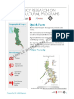 Policy Research Briefer On Eastern Samar Farmers' Access To Governmental Agricultural Programs