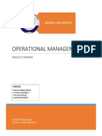 Operational Management: Bahria University