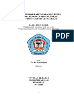 Analisis Kadar Kafein Pada Kopi Bubuk Di Kota Bengkulu Menggunakan Spektrofotometri Ultraviolet