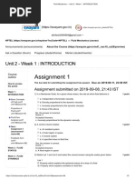 Fluid Mechanics - Unit 2 - Week 1 - INTRODUCTION PDF