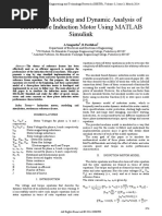 Review of Modeling and Dynamic Analysis of Three Phase Induction Motor Using MATLAB Simulink