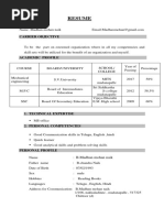 Madhan Resume