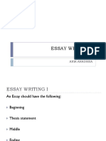 Essay Writing 