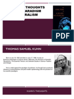 Pemikiran Kuhn Dan Pluralisme Paradigma