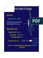 Infinite Sheet of Charge: Symmetry