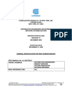 Eo 2022 General Specification For High Tension Service