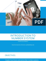 Number System (Binary Octal Decimal Hexadecimal)