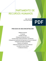 Departamento de Recursos Humanos: Licda. Laura Arroyo Obando Licda. Ileana Caamaño Caamaño