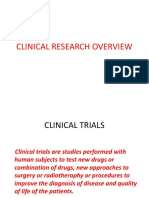 Clinical Research Overview