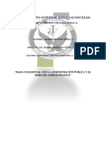 Mapa Mental DERECHO ADMINISTRATIVO