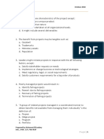 PMP Study Group October-2018 A Quiz For Chapter 1