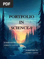 Science Portfolio and Reflection (Grade 9)