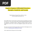 Negative Sequence Diffrerential Protection