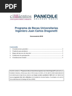 Bases y Condiciones BECASPANEDILE 2018