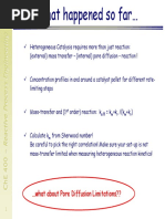 What Happened So Far : What About Pore Diffusion Limitations??