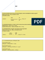 Ejercicios de Densidad Masay Volumen PDF