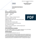 Declaración Del Imputado en El NCPP