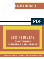 Heschel Abraham J Los Profetas 02 Concepciones Historicas Y Teologicas PDF