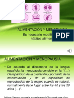 Menopausia y Alimentacion