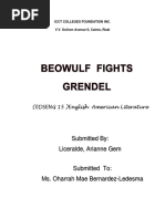 Written Report of Beowulf