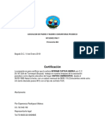 Certificado Laboral Madres