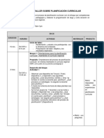 PISTA Inicial Planificación Curricular Regional