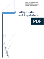 Village Rules and Regulations 140614