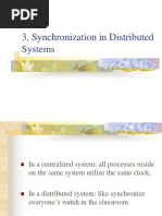 Synchronization in Distributed Systems