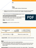 Packet Switching: 1.3 The Network Core