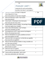 Algebra Word Problems 1