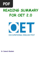 Oet Materials 1 PDF