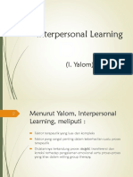 (Yalom) Bab 2 - Interpersonal Learning