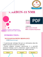 Carbon-13 NMR: Mr. Faheem Shaikh. (M.Pharm 1 SEM.)