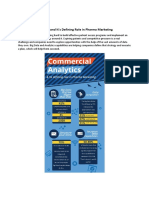 Commercial Analytics and It's Defining Role in Pharma Marketing