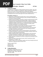 BUS 1B Accounting Principles - Managerial