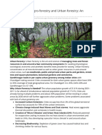 Social Forestry Agro-Forestry and Urban Forestry An Overview