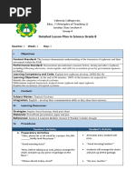 Detailed Lesson Plan in Science 8 - Sample For Teaching Demo