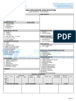 WPS Format For Asme Ix - Wps - Fcaw Gmaw