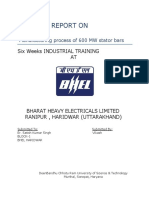 Bhel Training Report-1