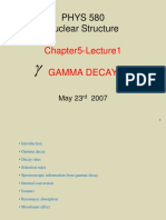 Gamma Decay